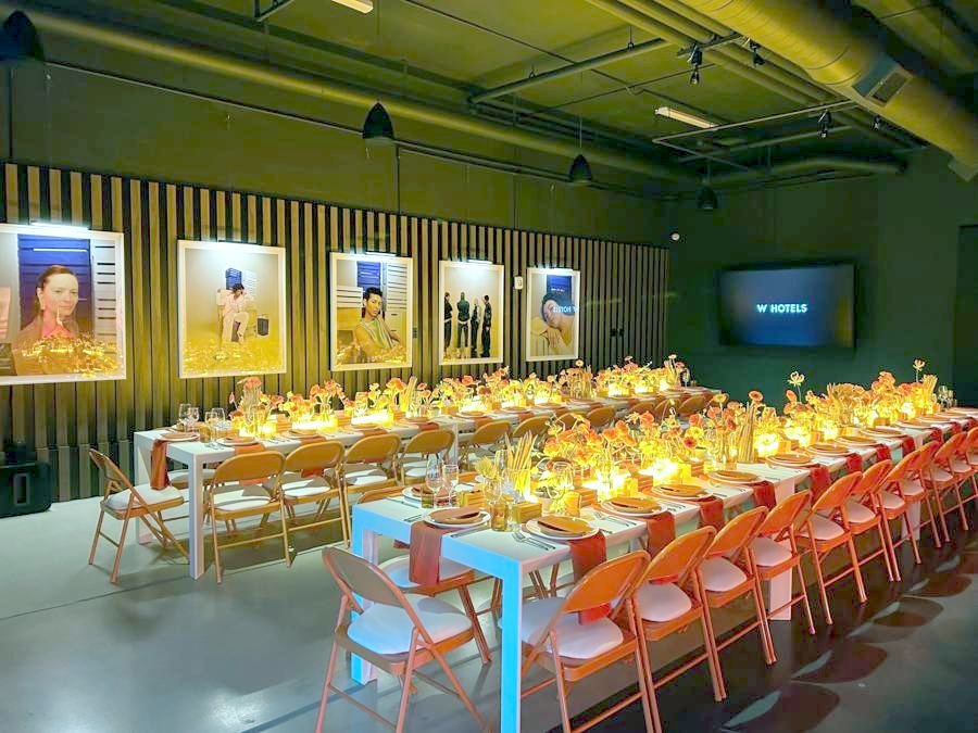 A branded dinner activation
